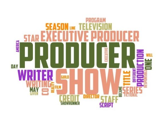 Television Producer Typography Background: A Creative Tool for Designers and Artists