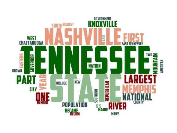 Tennessee Typography Banner