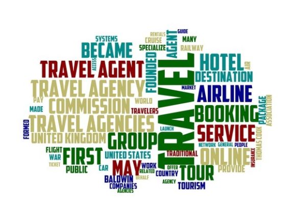 Travel Agent Typography Sticker: A Versatile Design Tool for Creative Projects