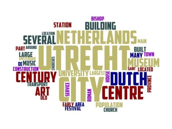 Utrecht Typography Tshirt