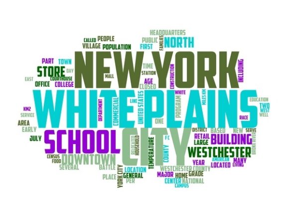 White Plains Typography Wallpaper: A Versatile Design Asset for Creative Projects